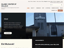 Tablet Screenshot of islamiccenterofvallejo.org